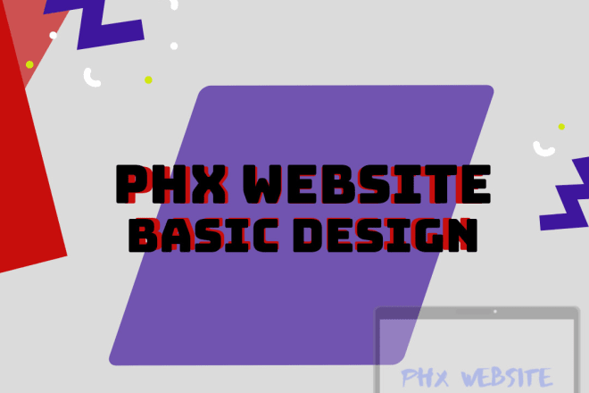 I will create you a basic website design