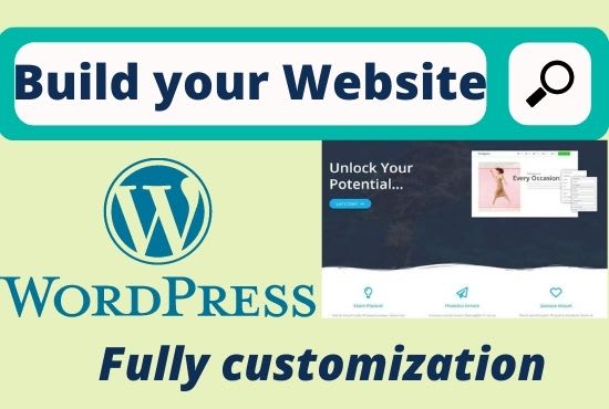 I will create your portfolio web site by wordpress