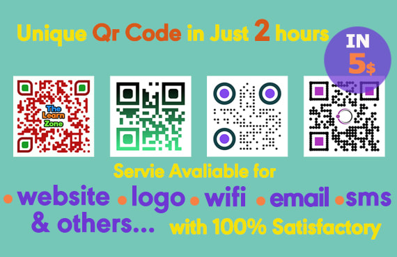 I will custom qr code maker with logo