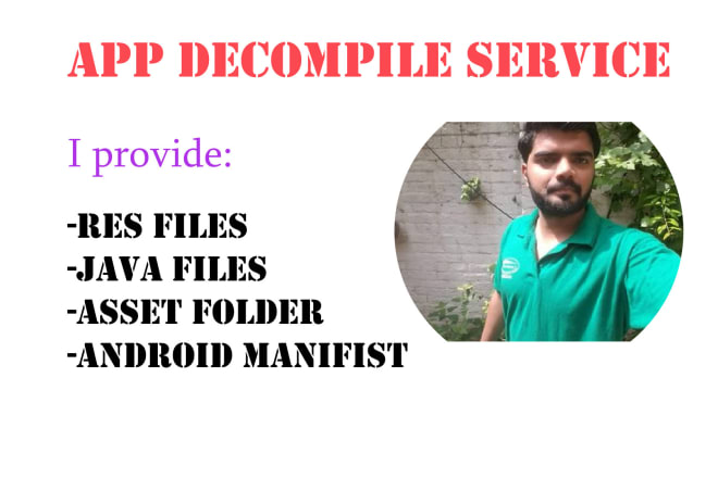 I will decompile apk and give you res and java files