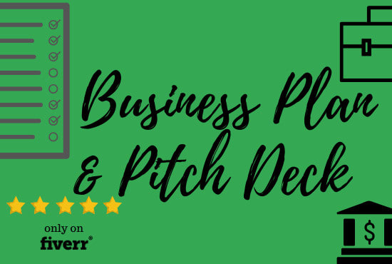 I will deliver business plan kit and a pitch deck