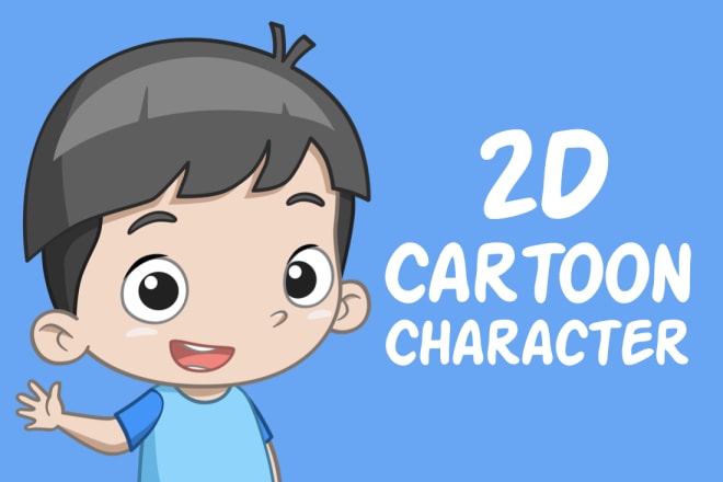 I will design 2d cartoon character