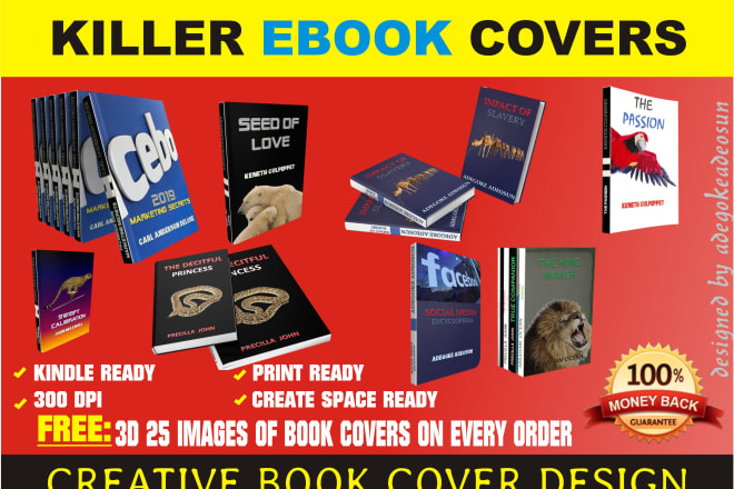 I will design 3d ecover bundle, ebook cover, box set, dvd, cd, plus print ready