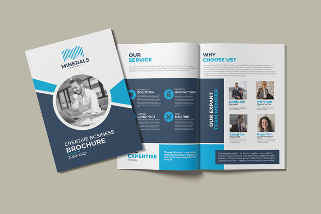 I will design a brochure, booklet, company profile