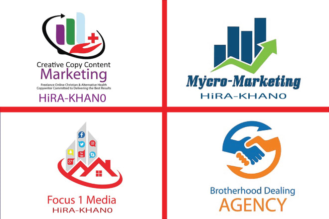 I will design a business logo for digital marketing and agency