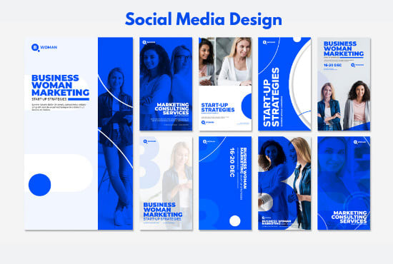 I will design a canva template for social media post, ads, carousel