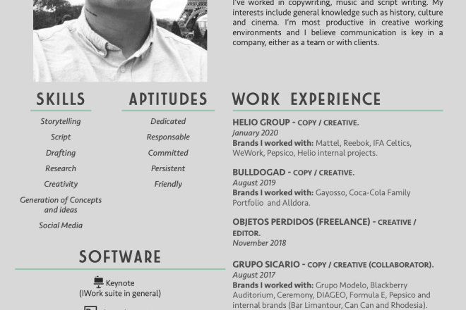 I will design a cool layout for your CV or resume