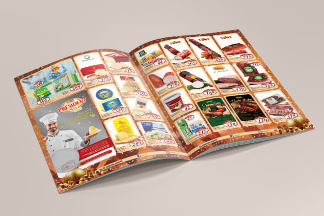 I will design a custom business flyer for supermarket or brochure