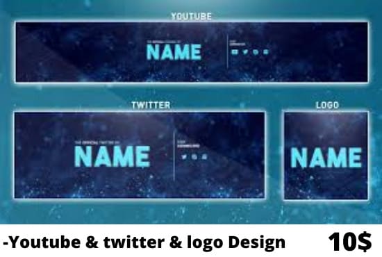 I will design a game banner for your youtube channel twitch