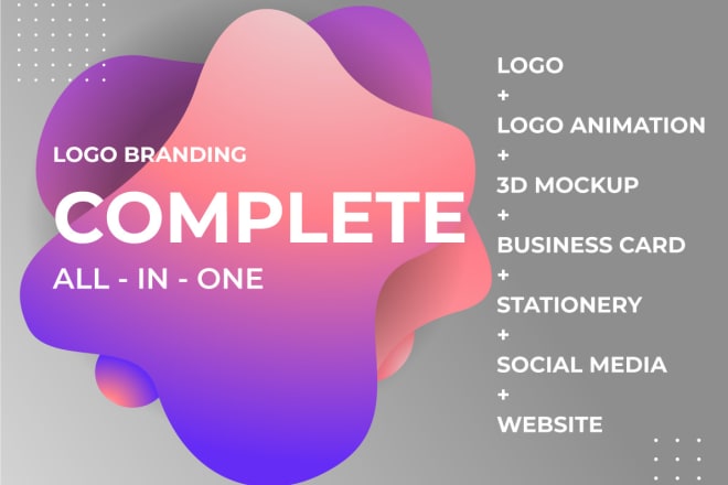 I will design a modern logo and branding package for your business