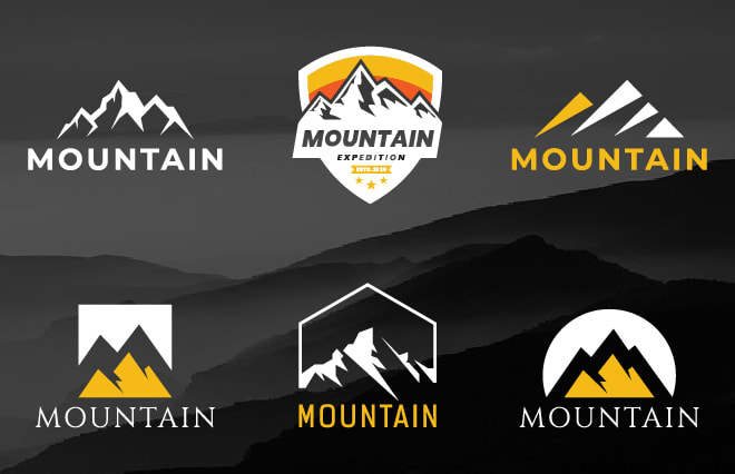 I will design a mountain logo within 18 hour