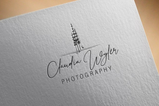 I will design a photography logo with vector files
