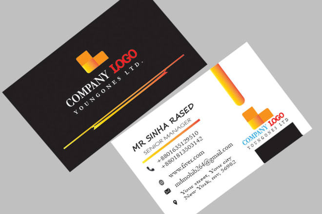 I will design a professional business card