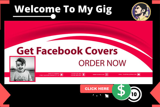 I will design a professional facebook cover and profile picture