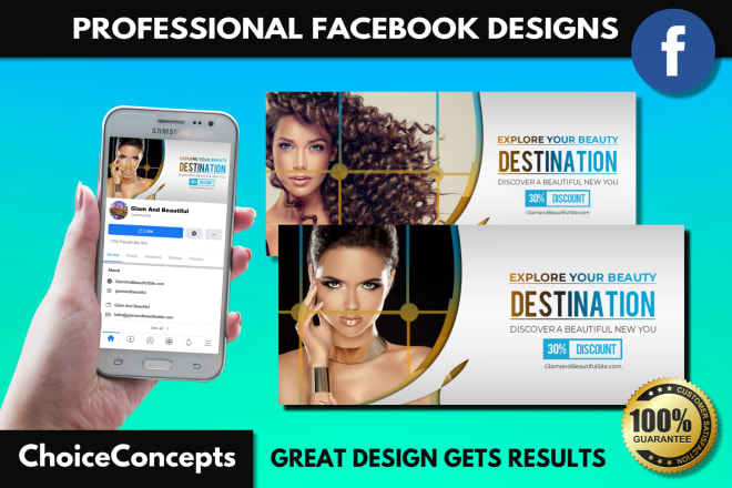 I will design a professional facebook cover that looks amazing