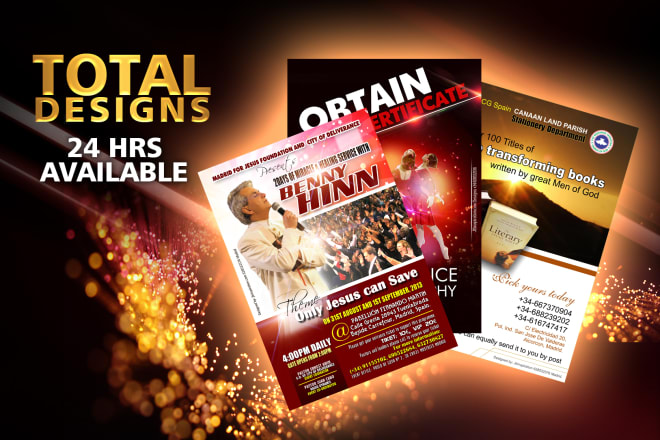 I will design a professional flyer or brochure for you