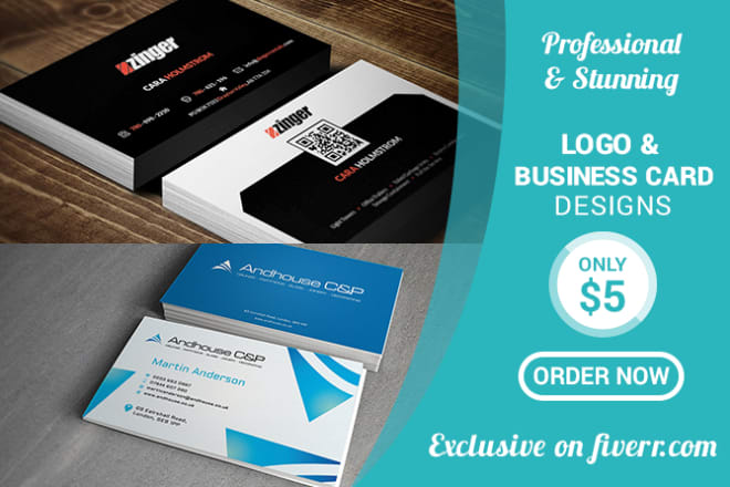 I will design a Professional Logo and Business Card