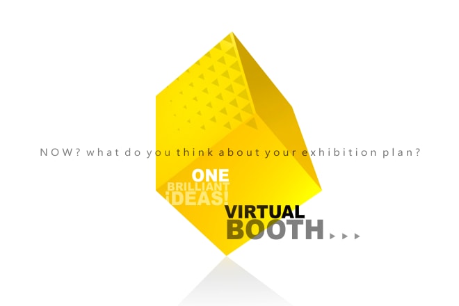 I will design a virtual booth at the online exhibition