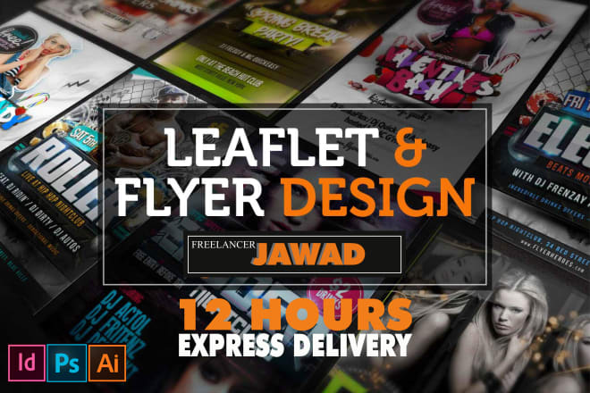 I will design a5 a4 a3 flyer, leaflet or a poster with unlimited revisions