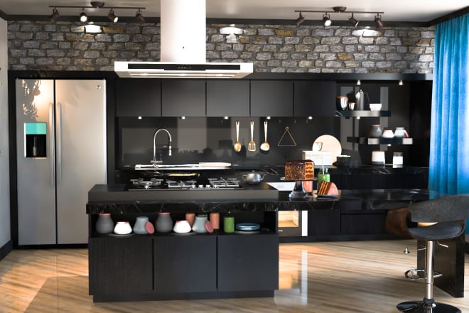 I will design amazing and functional kitchen for you