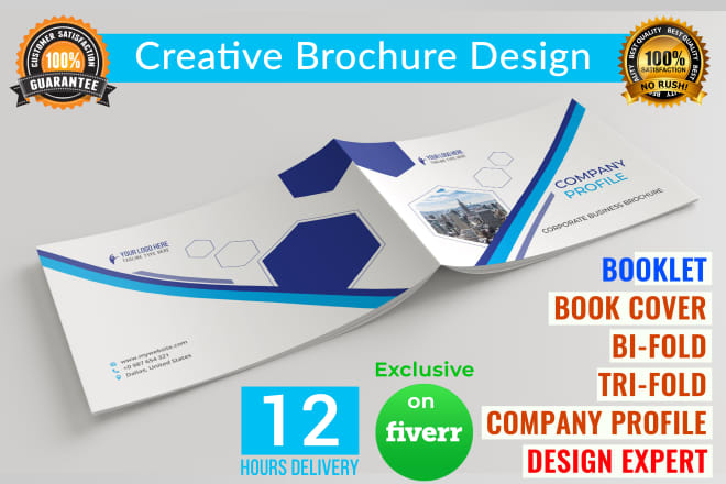 I will design amazing brochure, booklet, catalog, company profile