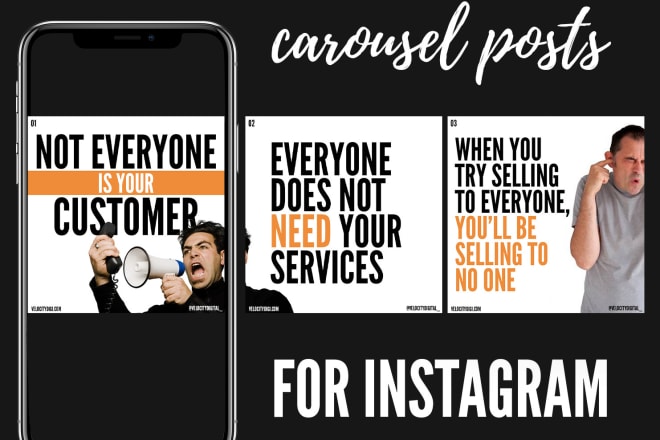 I will design amazing carousel posts for instagram