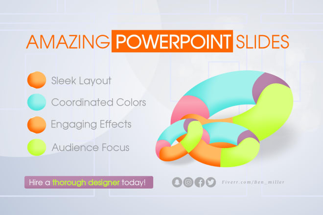 I will design amazing powerpoint slides