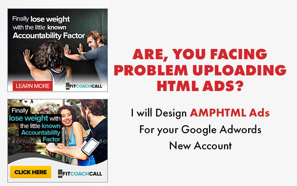 I will design amphtml banner ads for adwords