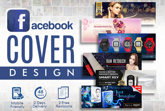I will design an attractive and professional facebook cover