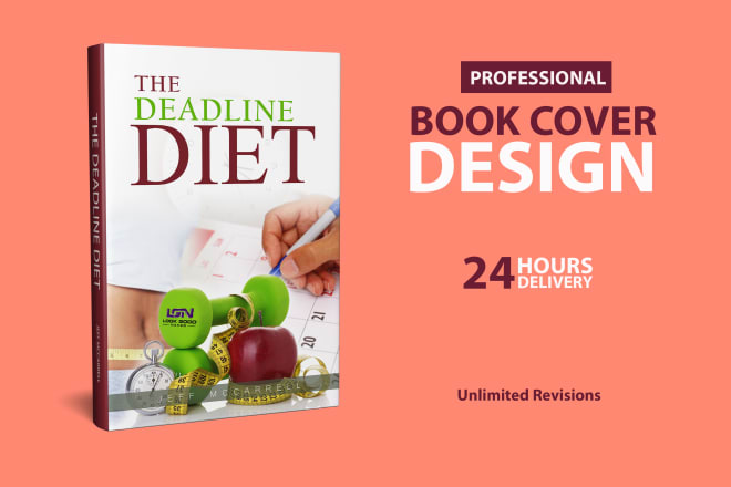 I will design an eye catching professional book cover, kdp, cookbook