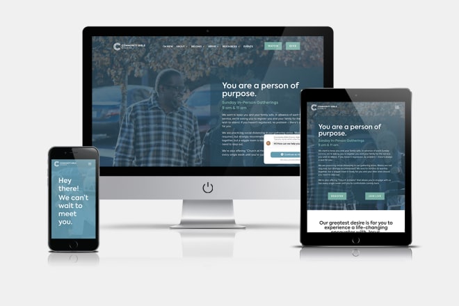 I will design and build your fully responsive church website