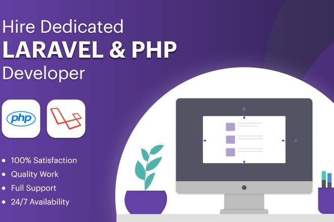 I will design and develop a website on cms, laravel with PHP