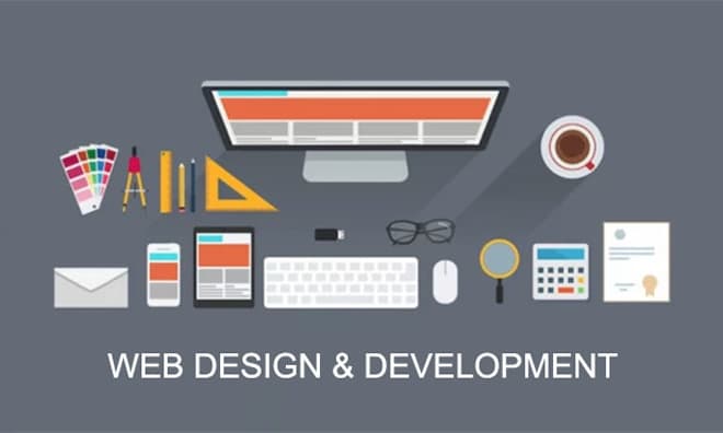 I will design and develop website with free domain and hosting