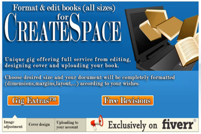 I will design and format your book interior for createspace, kindle