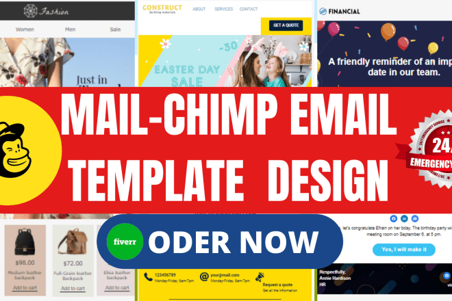 I will design and setup mailchimp email marketing manager