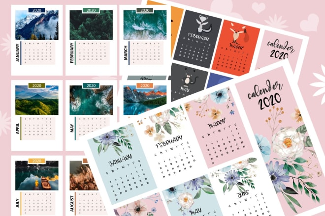 I will design any planner, journal, calendar, puzzle, ebook