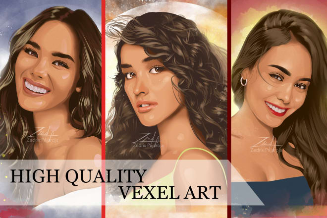 I will design any vexel or vector art