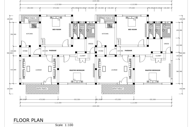 I will design architecture house plans
