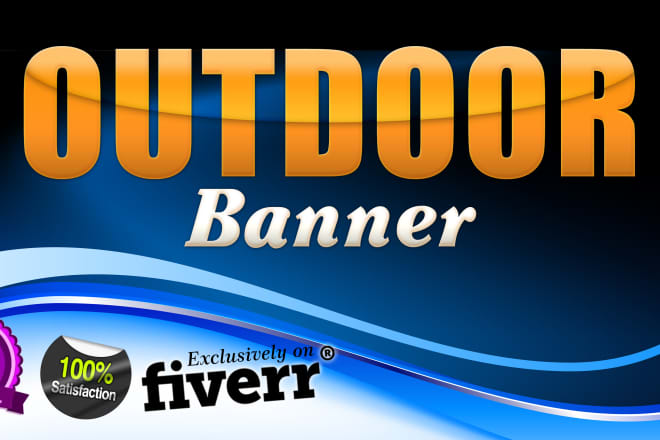 I will design attractive Banner for Outdoor Ad