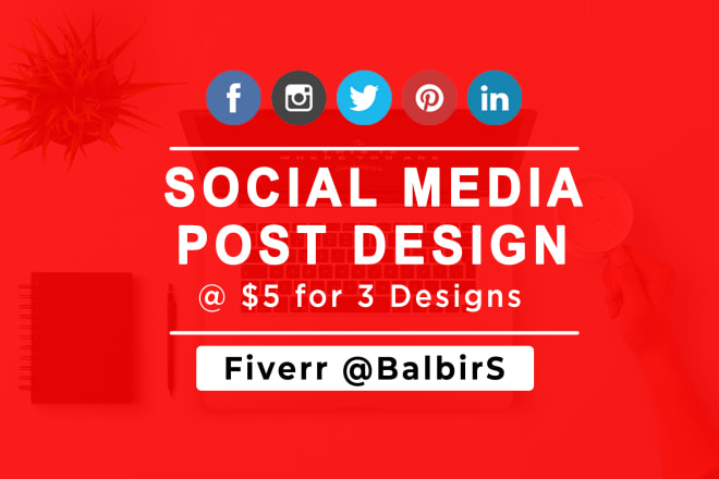 I will design attractive social media post
