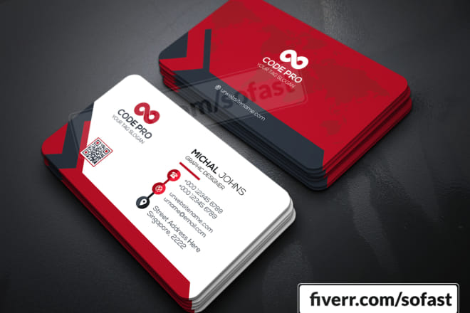 I will design awesome cool business card vistaprint ready business card