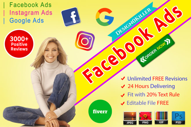 I will design awesome facebook ads