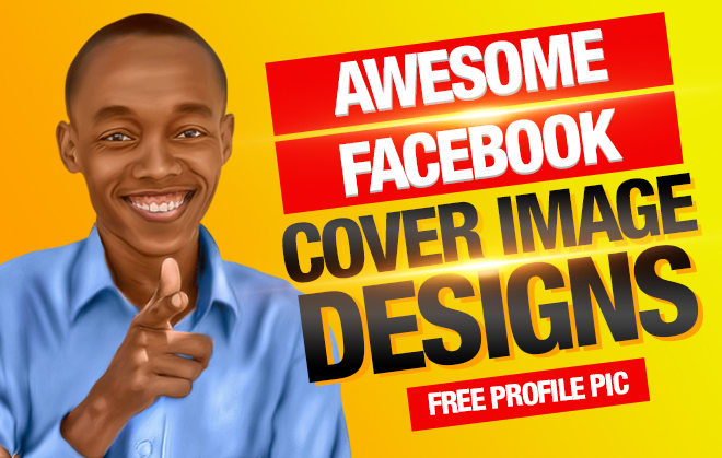 I will design awesome facebook cover image