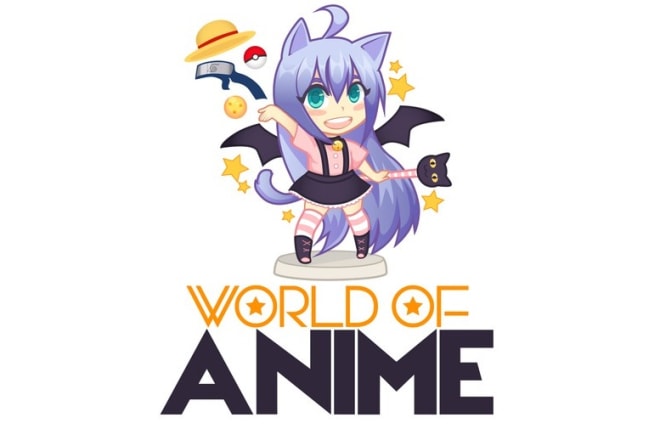 I will design awesome modern anime web store logo