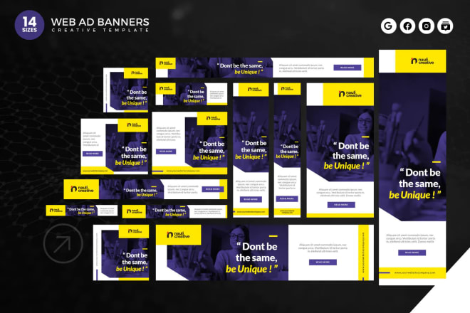 I will design banners for online advertising