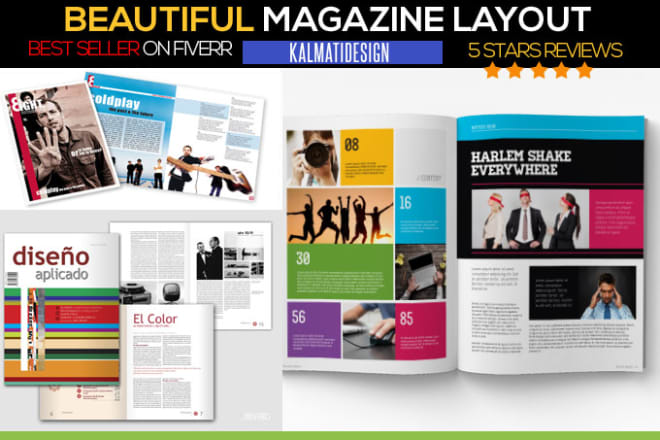 I will design beautiful magazine layout, flyer,catalog,booklet