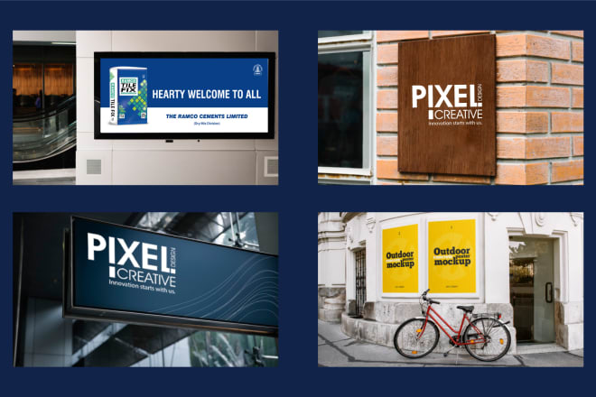 I will design billboards,banners, adverts, shop front signs, yard signs, hoarding