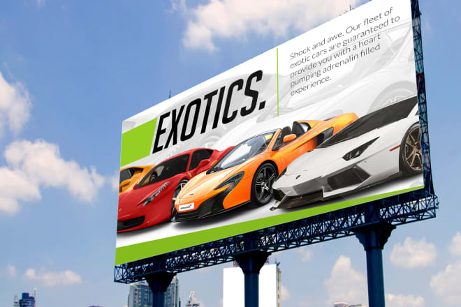 I will design billboard,sign and signage for your business