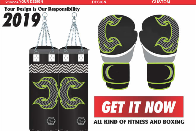 I will design boxing and fitness products