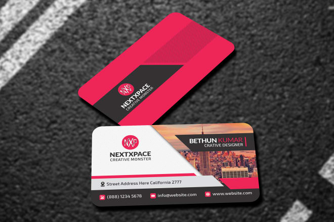 I will design business card design for vista moo got print